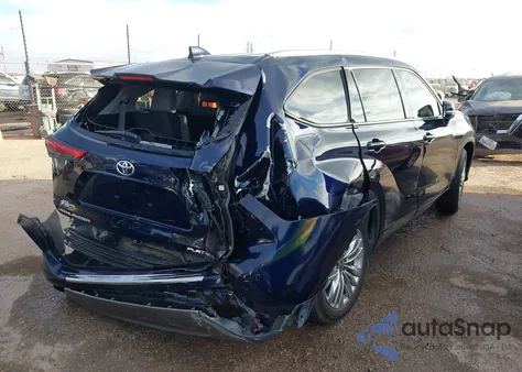 2023 Toyota Highlander Platinum из США, поврежденный, VIN 5TDKDRAH7PS525408